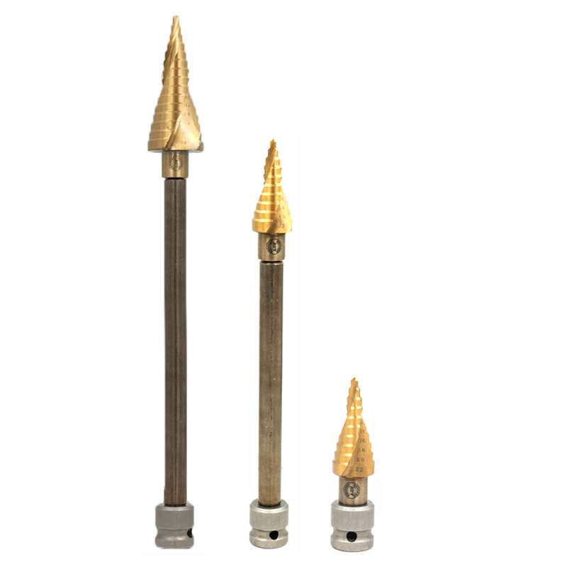 新品宝塔钻头电动起子转换头加长木工钻孔器多功能模板打孔万能扩