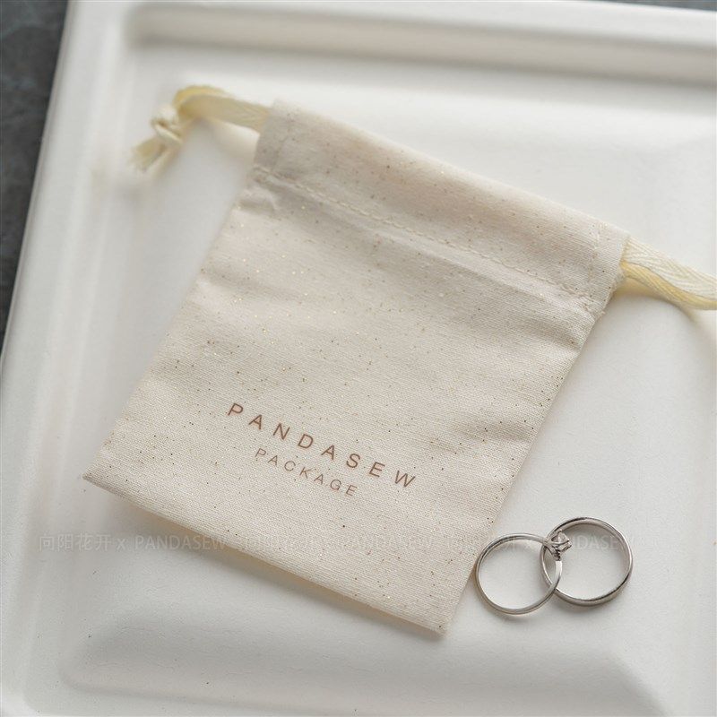 向阳花开Logo定制星空棉米色饰品袋首饰袋珠宝袋丝带抽绳袋礼品袋,饰品/流行首饰/时尚饰品新,首饰袋,淘宝优惠券,粉丝福利购,淘宝优惠卷