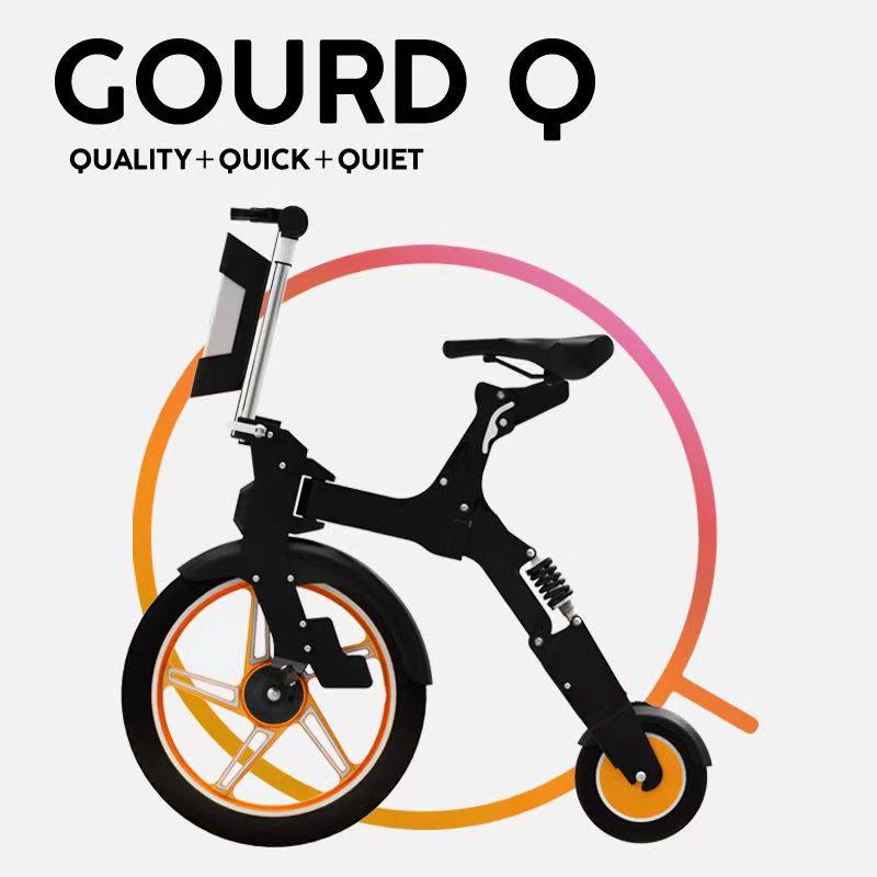 折叠式电动自行车迷你型成人女性轻便代步小型便携电瓶车锂电池