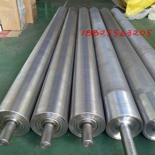 挡板主动镀铬动车流水线滚筒输送带滚筒动镀锌滚从滚轮不锈钢力槽