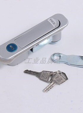 XAT46 锌合金电柜箱平面锁开关柜弹跳锁网络机柜Y门锁电器箱锁