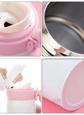Cute Unicorn Vacuum Flasks Bouncing Lid Vacuum Cup Stainless