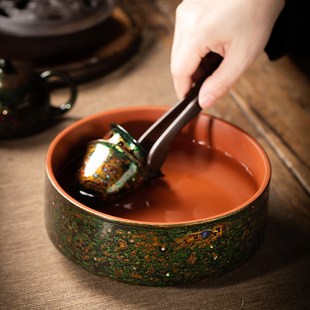 大漆茶洗漆器紫砂大号笔洗水盂水洗茶高档茶道配件烟灰缸水果盘