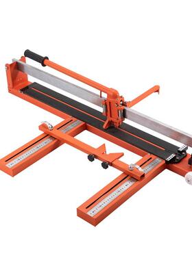 新品磁砖手推拉刀橙色o大槽钢800型地砖推刀手动瓷砖切割机地板砖