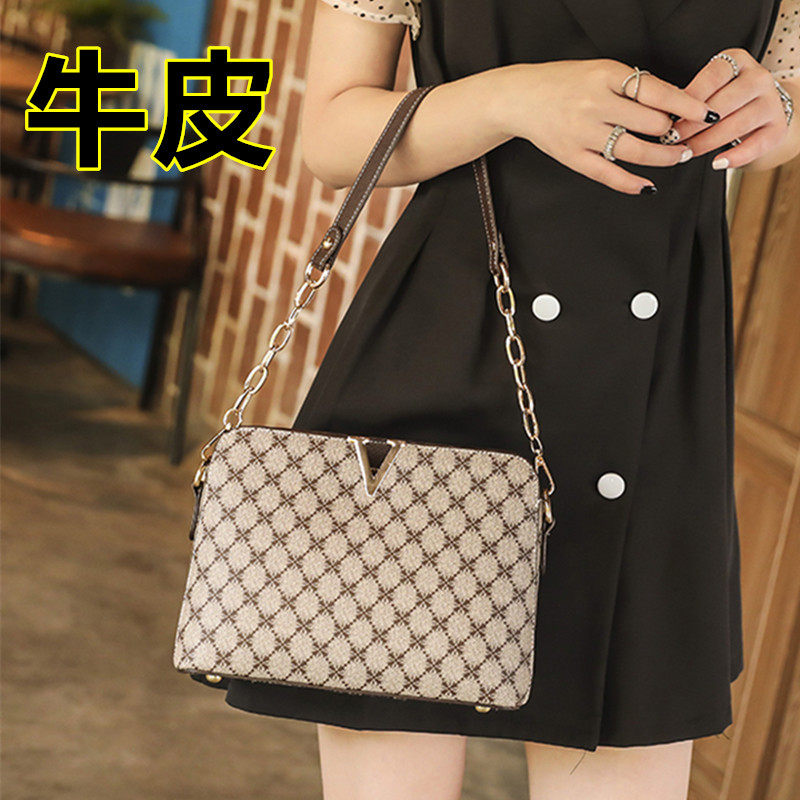 软皮手提包单肩斜挎包女休闲两用小包百搭时尚休闲2023新款大容量