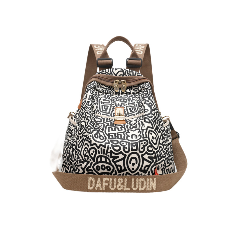 达芙露迪旅行双肩包女2023新款时尚牛津布女士背包休闲防水旅游包,箱包皮具/热销女包/男包,双肩背包,淘宝优惠券,粉丝福利购,淘宝优惠卷