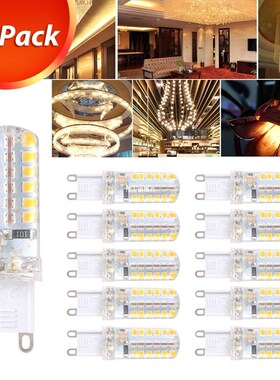 10pcs Set G9 Base Bulb 48-LED 2835 Light 3000K Warm White Cr