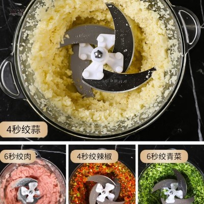 现货爆促绞肉机饺肉馅机多用家庭用家用混合搅电动U剁肉末机小型