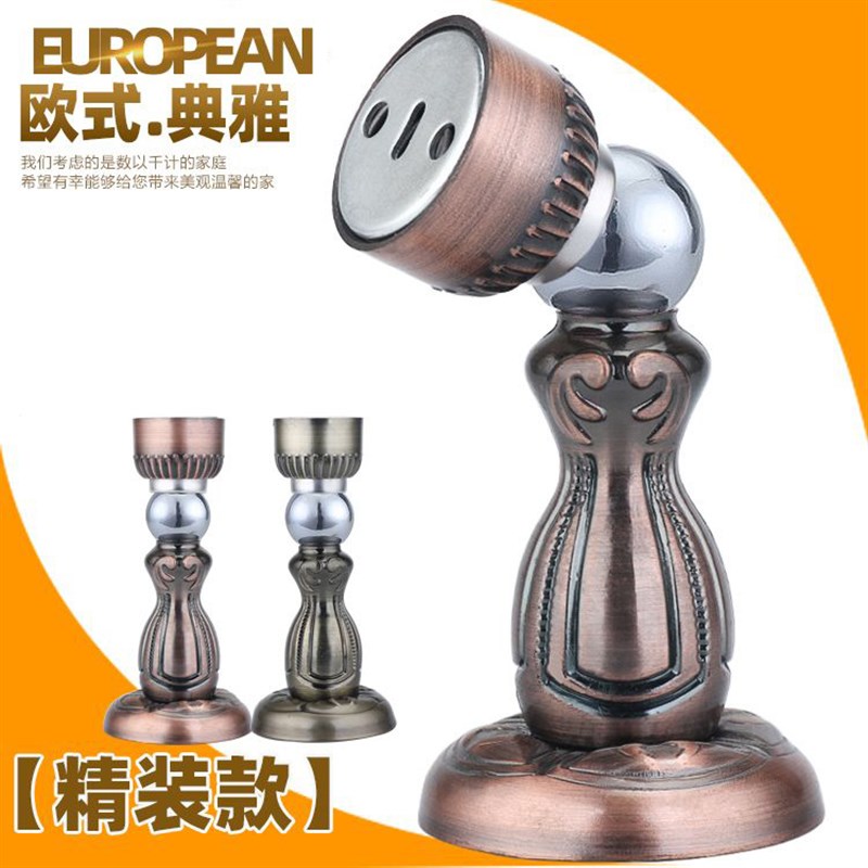 门吸打孔红古铜青古铜门吸门顶门档防撞碰墙吸地吸强磁铁铬镍合金