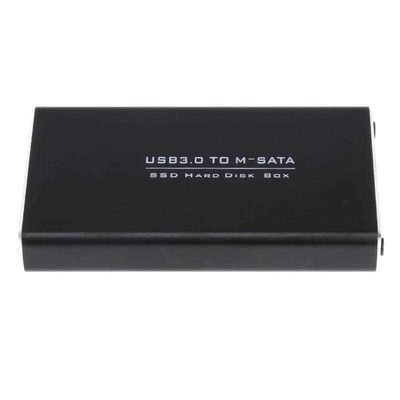 High Speed USB 3.0 to mSATA mini sata SSD Enclosure Adapter