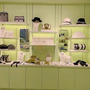 可移动饰品展示柜珠宝首饰项炼耳环头箍发夹帽子多功能货架挂件架