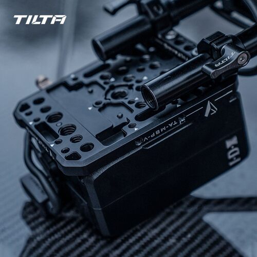 TILTA铁d头V型接口电池扣板 兔笼V口挂板25mm30mm管夹15mm导轨卡