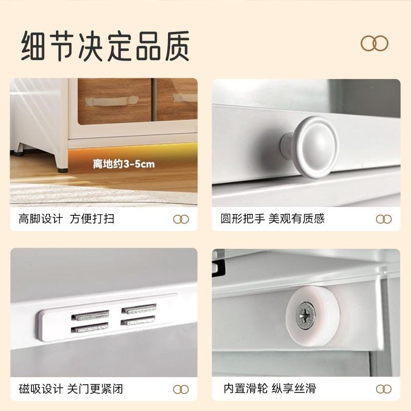 新疆西藏钢制书柜带玻璃门儿童书架家用客厅储物柜防尘展示柜