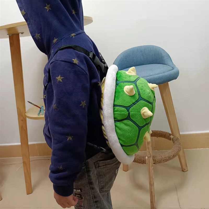 KOOPA Troopa 库巴库诺龟乌龟壳儿童後背包背T包幼儿园早教背包