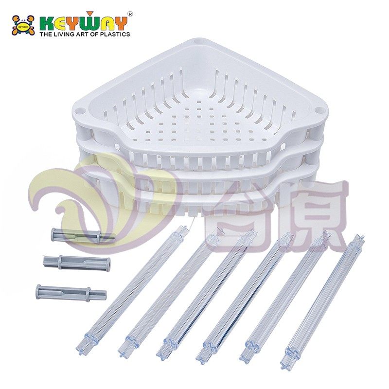 置物架塑料多层收纳架桌面卫生间储物架落地2层3层厨房调味架客厅