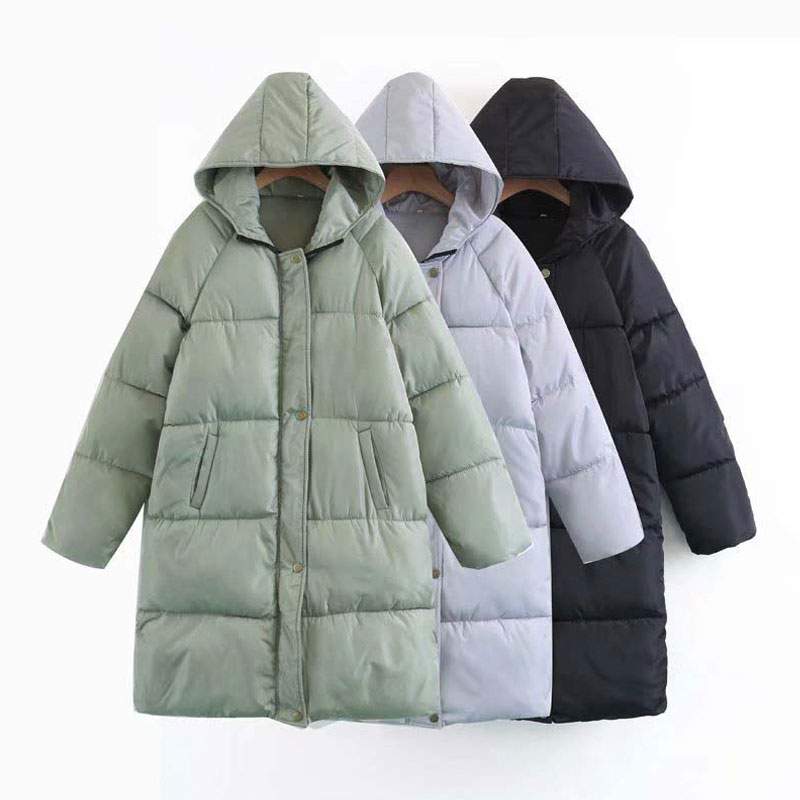 速发2021 Autumn Winter Coat Women Warm Long Down Jackets Wom