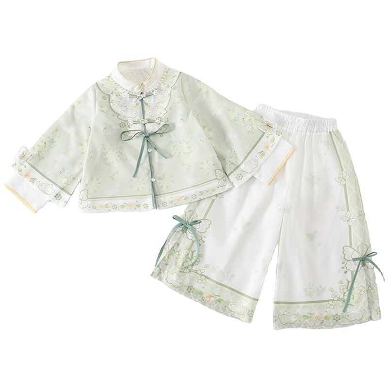 汉服女童春秋儿童古风套装小女孩中国风新中式裤子两件套宝宝唐装,童装/婴儿装/亲子装,汉服,淘宝优惠券,粉丝福利购,淘宝优惠卷