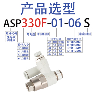 控制单向调速阀ASP330F 530F 先导式 630F 430F