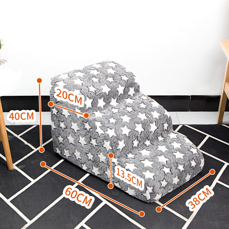 宠物狗坡爬梯斜狗楼梯台阶沙子中小型犬泰迪上床边梯发可拆洗通用