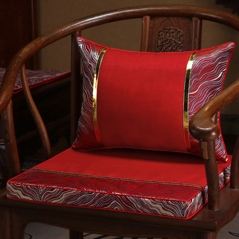 新中式椅垫现代简约红木沙发坐垫实木家具太师椅餐椅茶椅垫子定制,居家布艺,椅垫,淘宝优惠券,粉丝福利购,淘宝优惠卷