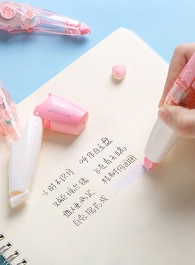 Mohamm 2+1 5mm*6m White Out Correction Tape Pen with 2 Refi