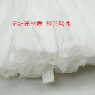 2F无纺布家用拖把吸水替换拖把头手拧普通棉纱地拖头墩布更换拖布