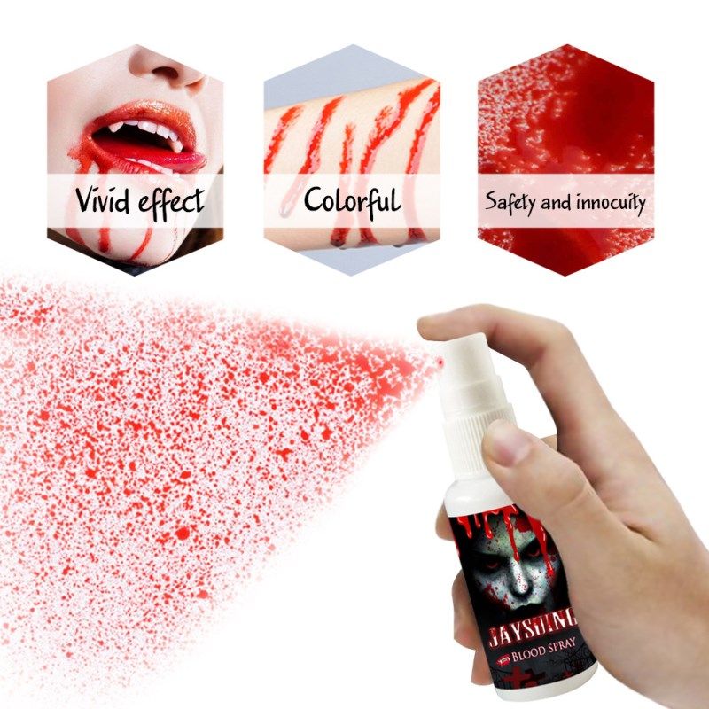 40ML Realistic Fake Blood Spray Scary Halloween Makeup Spla