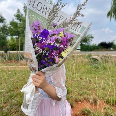 极速多头玫瑰干燥花花束蔷薇泡泡ins风小清新真花家居装饰送人情