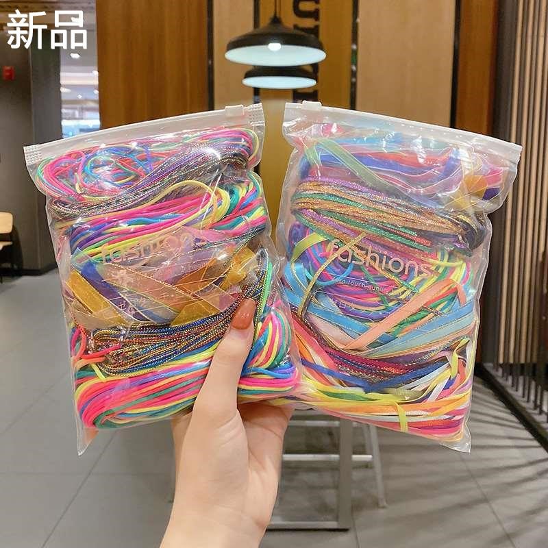 编发彩绳女脏脏辫头绳发绳神器儿童彩带丝带彩色七彩头发辫子新品