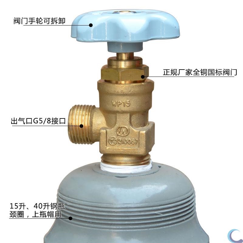 现货速发氩弧焊国标天海氩气瓶8l10l12l14l15l40l小钢瓶无缝气瓶
