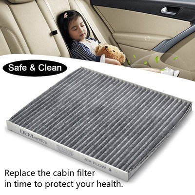 2PC Car Pollen Cabin Air Filter Activated Carbon 97133-2E200