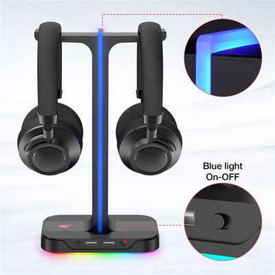 Havit Headphone Stand RGB Gaming Headset Standard Holder wi
