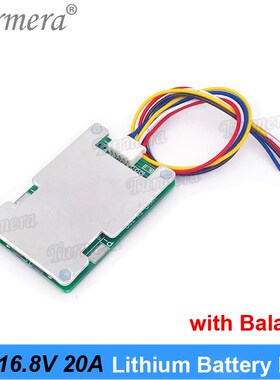 3S 4S 5S 6S 7S 20A BMS 12V 16.8V 21V 25V 29.4V 18650 Li-ion