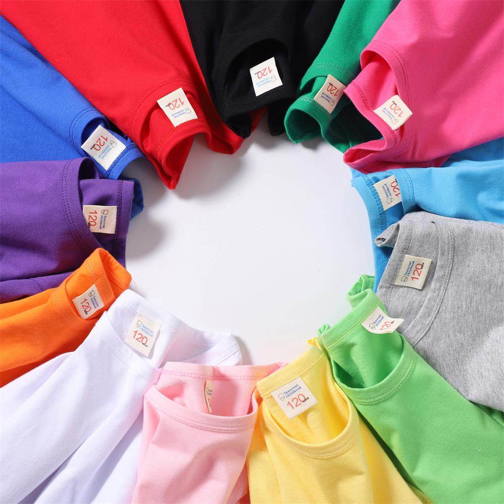 纯棉男女儿童糖果色彩色长袖t恤小学生班服幼儿园家庭纯色亲子装,童装/婴儿装/亲子装,T恤,淘宝优惠券,粉丝福利购,淘宝优惠卷