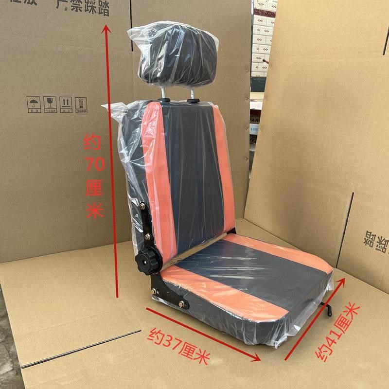 电动三轮车配件单人座椅四轮车前排坐垫封K闭三轮车带头枕司机前