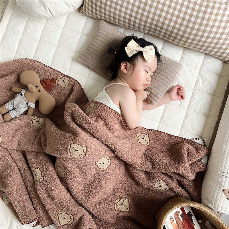 a类软绵绵儿童毛毯幼儿园午睡空调毯宝宝毛绒小毯子夏季婴儿盖毯,婴童用品,毯子,淘宝优惠券,粉丝福利购,淘宝优惠卷