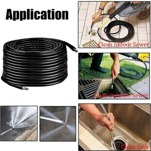 High-Pressure Car Washer Water Outlet Rubber Hose Explosion-