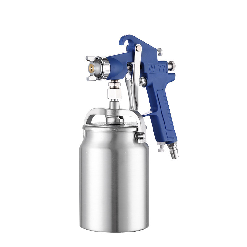 高雾化水性漆喷枪w77大s口径乳胶漆喷漆枪胶水喷枪w77底漆喷枪3.