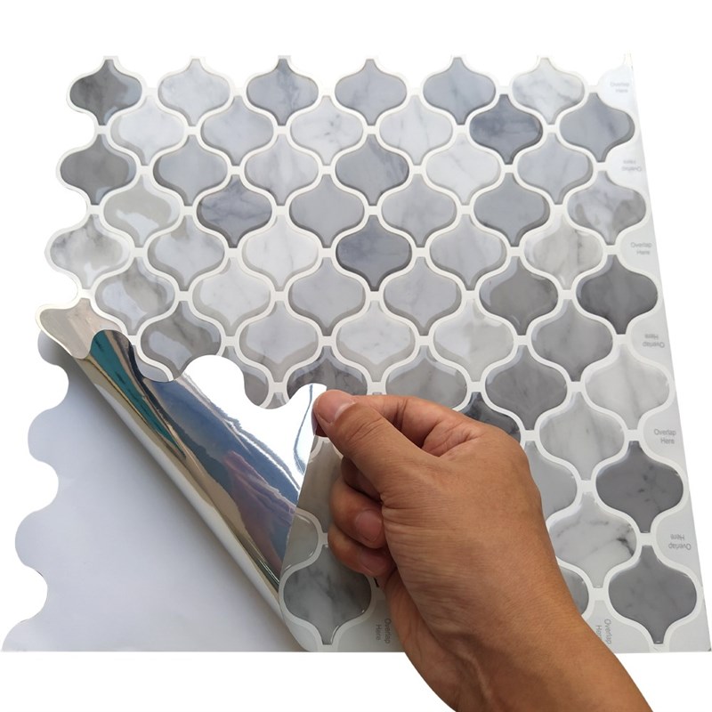 Self Adhesive mosaic tiles back baffle Bathroom Kitchen Ethy 电子元器件市场 外设配件 原图主图