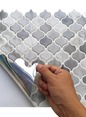 Self Adhesive mosaic tiles back baffle Bathroom Kitchen Ethy