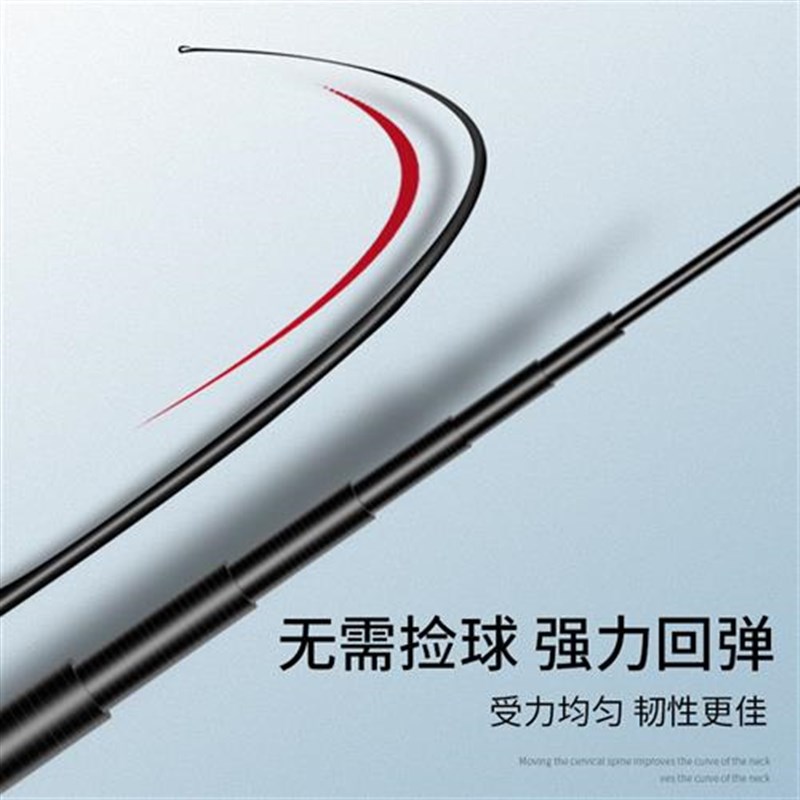 羽毛球训练器单人练习神器单打健身陪练一个人的回旋球发力练习器