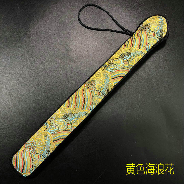 고대 팬 플러스 송나라 브로케이드 가방 I-EDGE 팬 가방 문화 장난감 팬 뼈 팬 보관 가방 가방 두꺼운 팬 웨이브 바다 가방 꽃 팬 후프