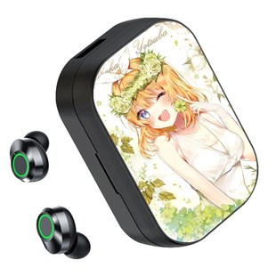 五等分的花嫁中野二乃三玖充电仓入耳式无线蓝牙耳机动漫二次元