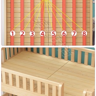 上下床工程床全实木上下铺木床双层床松木床小户型省空间学校床