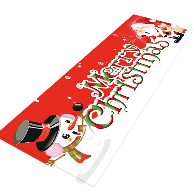 速发Christmas floor mat door mat kitchen bathroom mat carpet