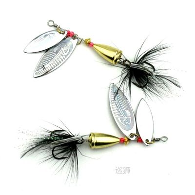 极速1pc 7.8cm 11g hard metal trolling spinnerbaits wobbler p