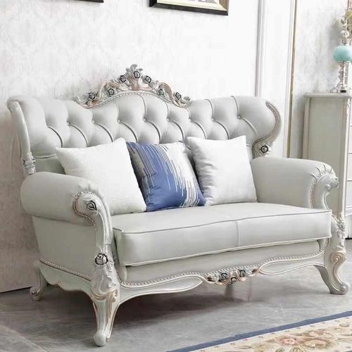 欧式沙发实木奢华123组合中小户型客厅别墅套房仿古雕花沙发家具