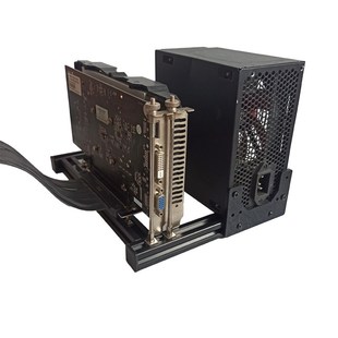 显卡外置支架diy显卡坞底座铝合金显卡延长线外置扩展支架