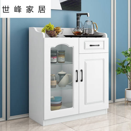 现货餐边柜简现代客厅茶水柜厨房置物架碗柜餐厅茶吧机Y柜子实木