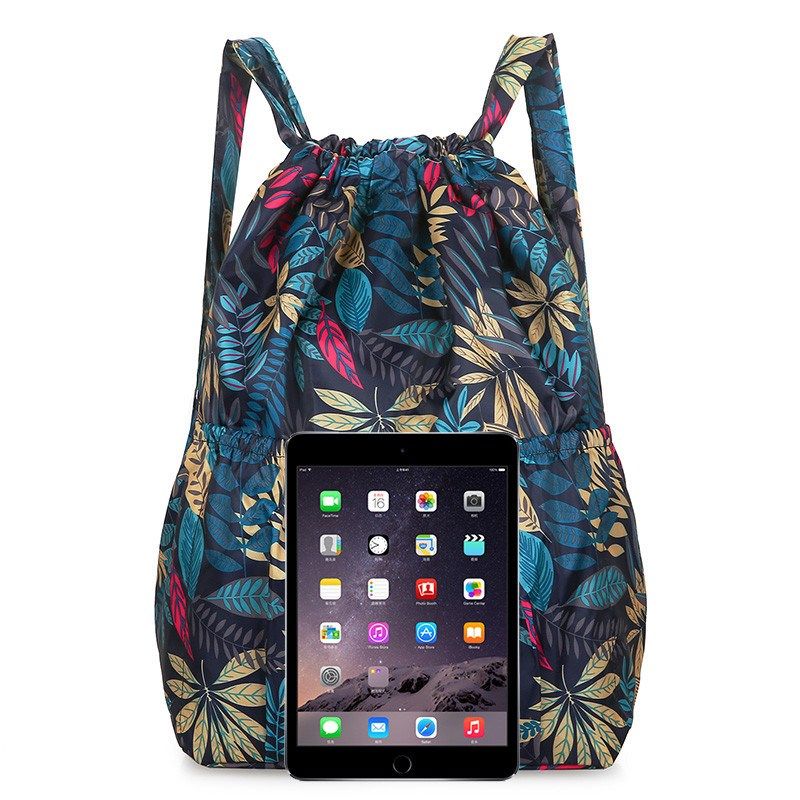 新款束口大容量抽绳双肩包女生休闲购物旅行袋中老年买菜折叠新品,箱包皮具/热销女包/男包,双肩背包,淘宝优惠券,粉丝福利购,淘宝优惠卷